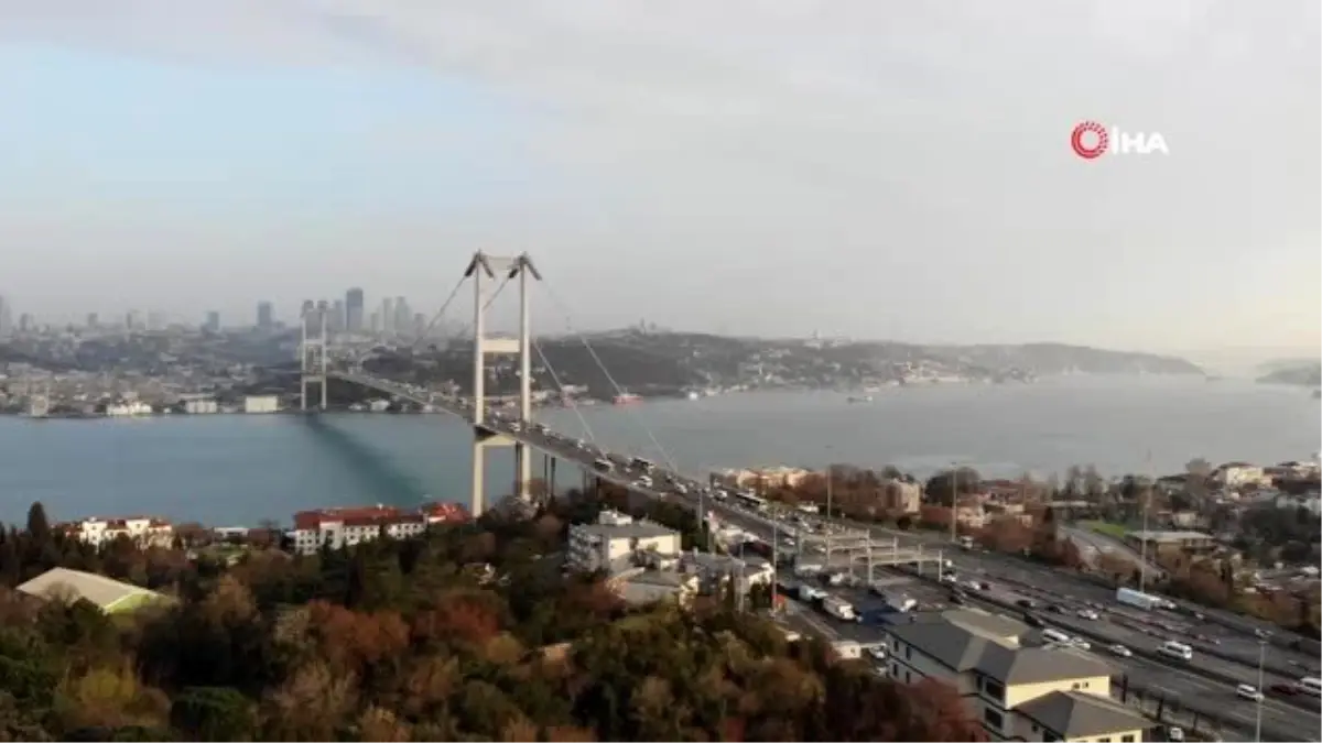 İstanbul Trafiğine Korona virüs etkisi; 15 Temmuz Şehitler köprüsü boş kaldı