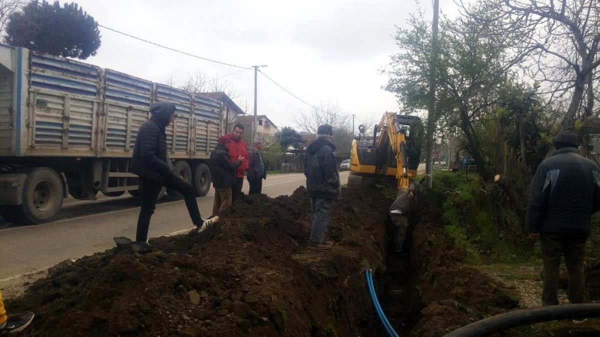 Karacabey\'de alt yapı çalışmaları tam gaz