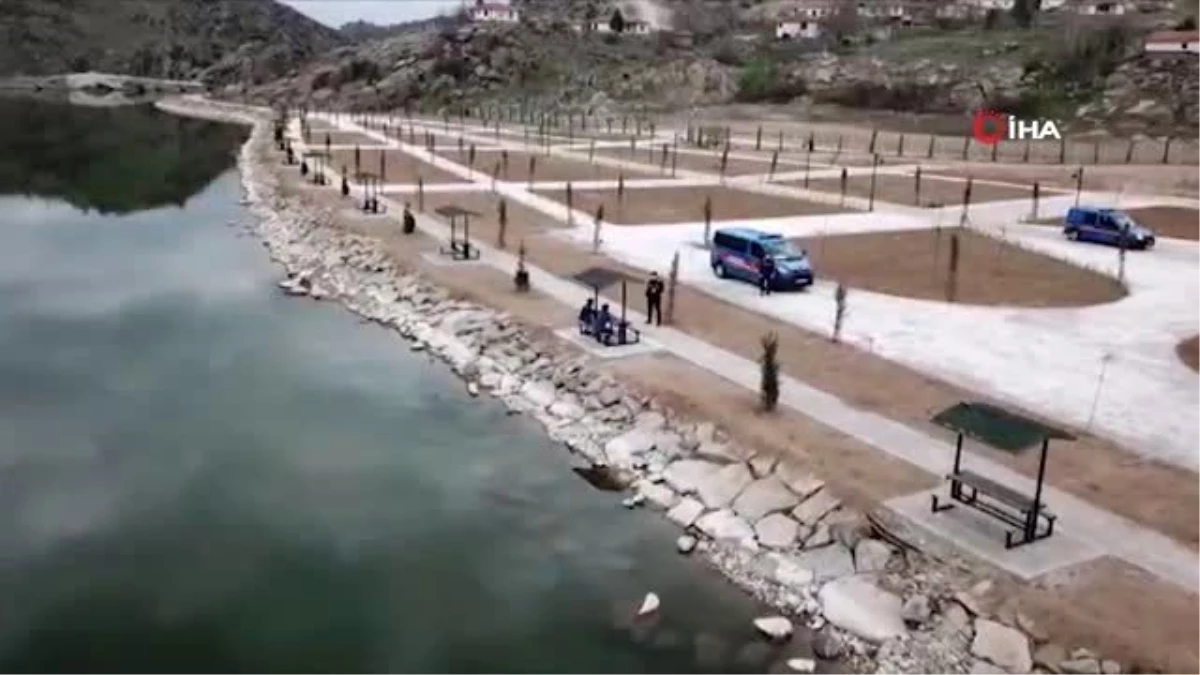 Kırıkkale\'de drone ile Korona virüs denetimleri