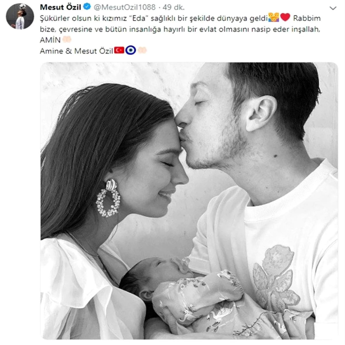 Mesut Özil baba oldu