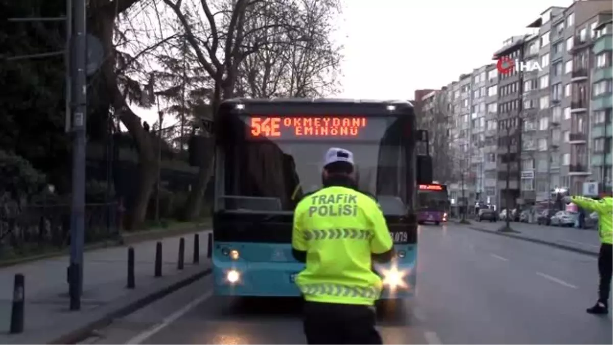 Toplu taşıma araçlarında "Sosyal mesafe denetimi" sürüyor