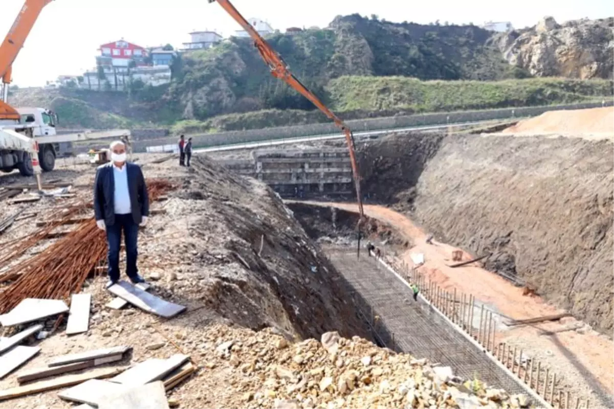 Yıldıztepe’nin temel betonu döküldü