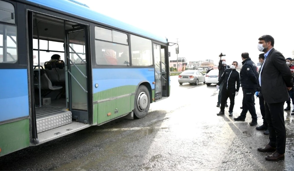 Başkan Kocaman kontrol noktasında moral verdi