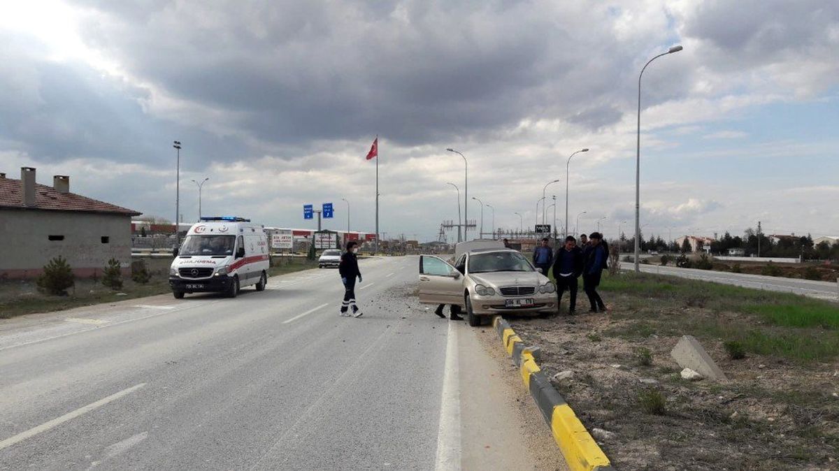 Eskişehir\'de trafik kazası: 1 yaralı
