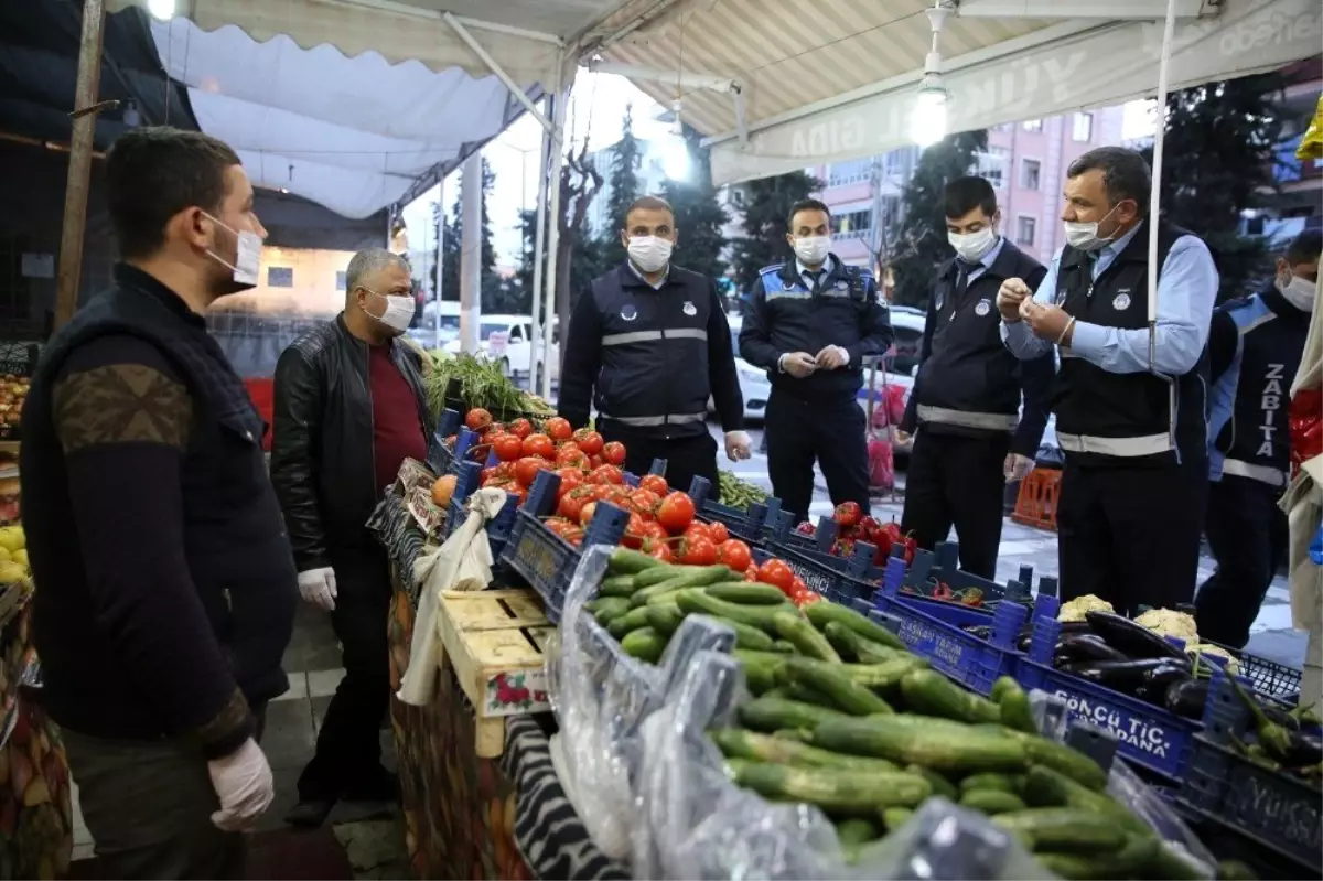 Haliliye\'de korona virüs denetimleri