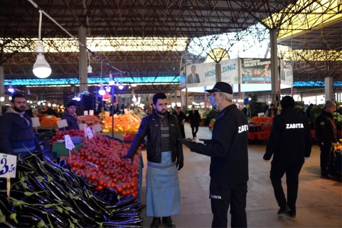 Hendek\'te kapalı pazar yerine korona virüs düzenlemesi