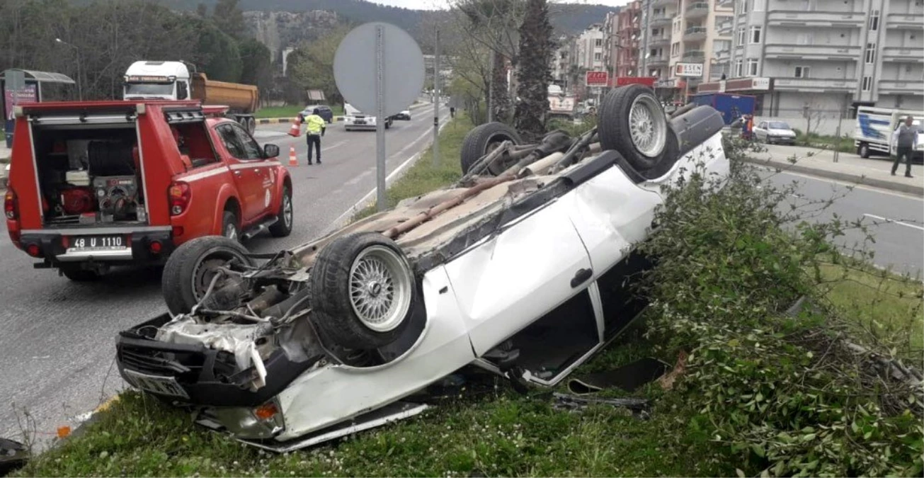 Milas\'ta trafik kazası; 1 yaralı