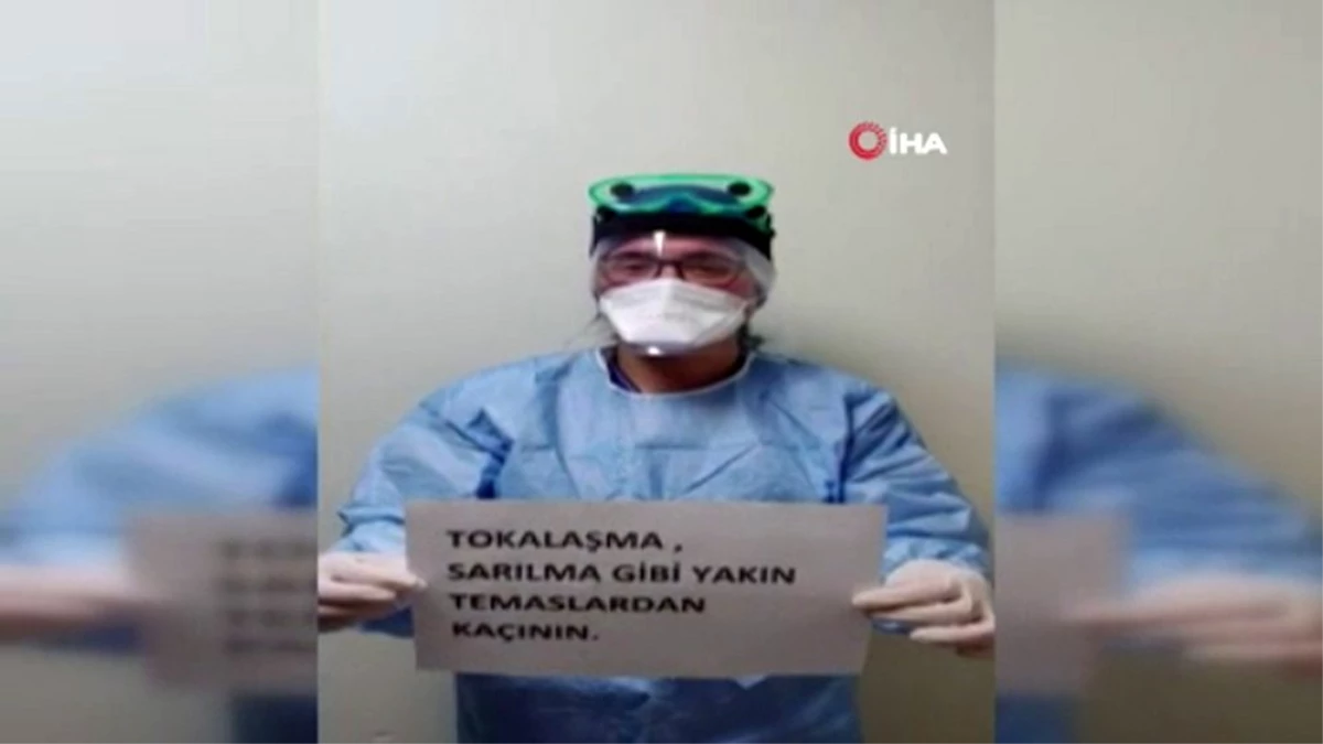 Sadi Konuk Hastanesi çalışanlarından vatandaşlara çağrı