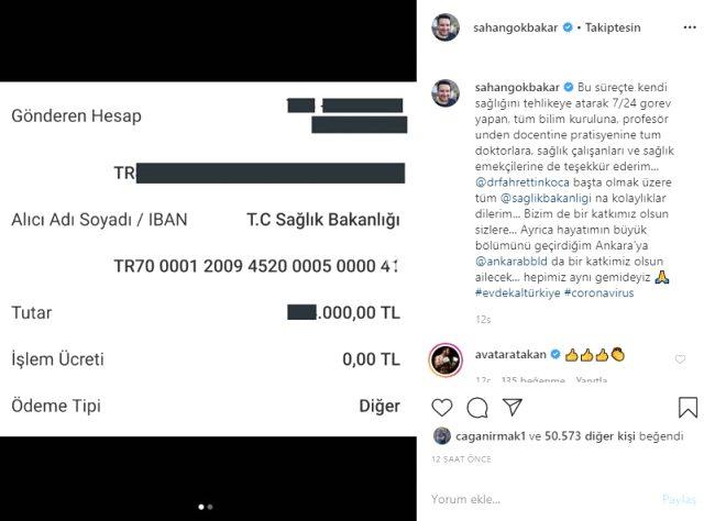 Şahan Gökbakar, ihtiyaç sahibi aileler için 3 yere bağış yaptı