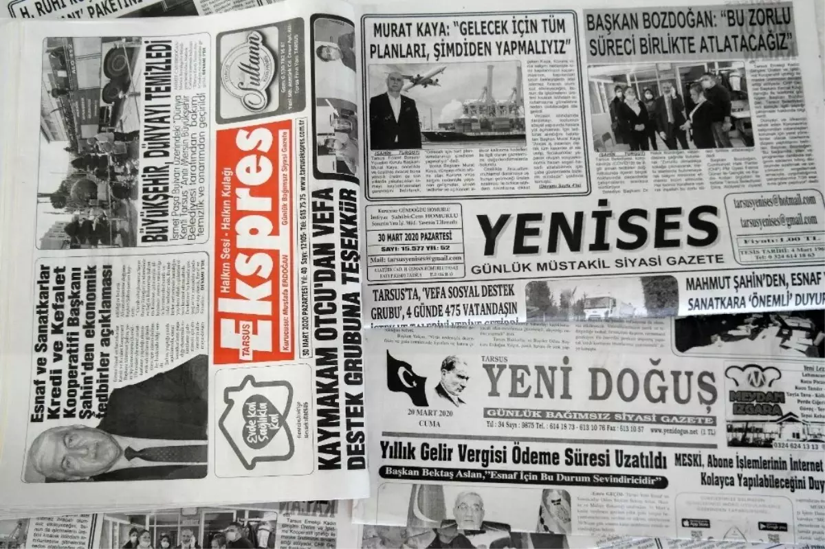 Tarsus\'ta yerel gazetelerden küçülme kararı