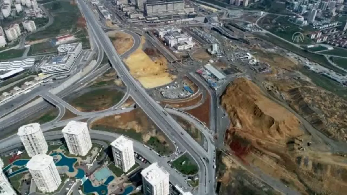 (DRONE) Başakşehir Şehir Hastanesi\'nde hizmet için geri sayım başladı (2)