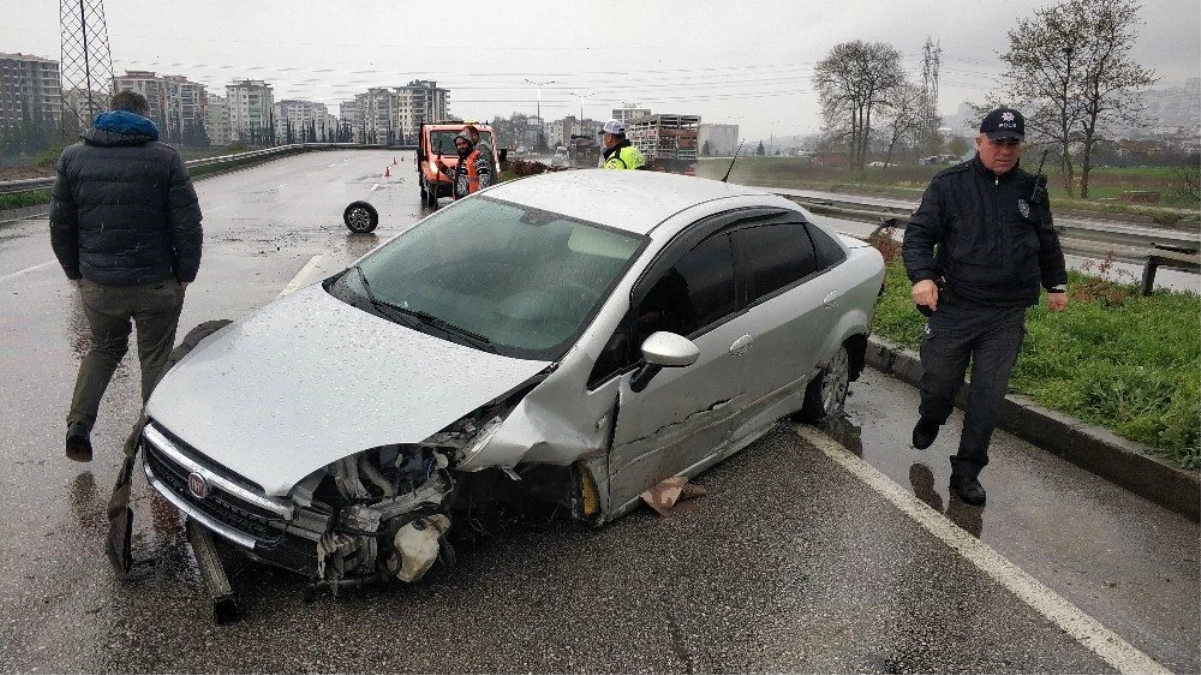 Samsun\'da trafik kazası: 1 yaralı