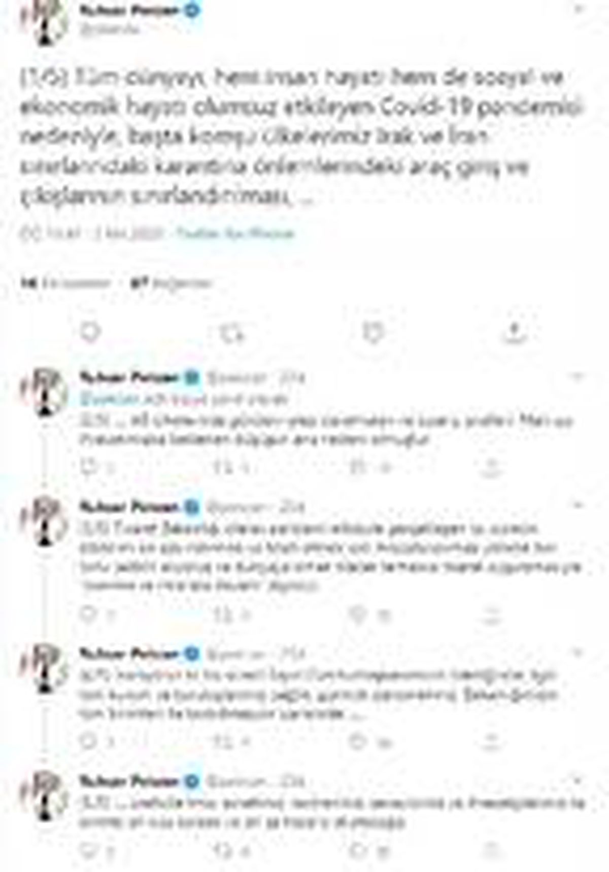 Bakan Pekcan: Koronavirüs, mart ayı ihracatımızda beklenen düşüşün ana nedeni oldu