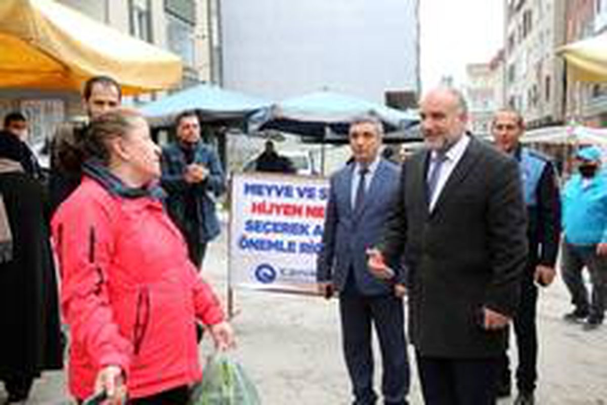 Canik\'te pazar yerlerine kontrollü giriş