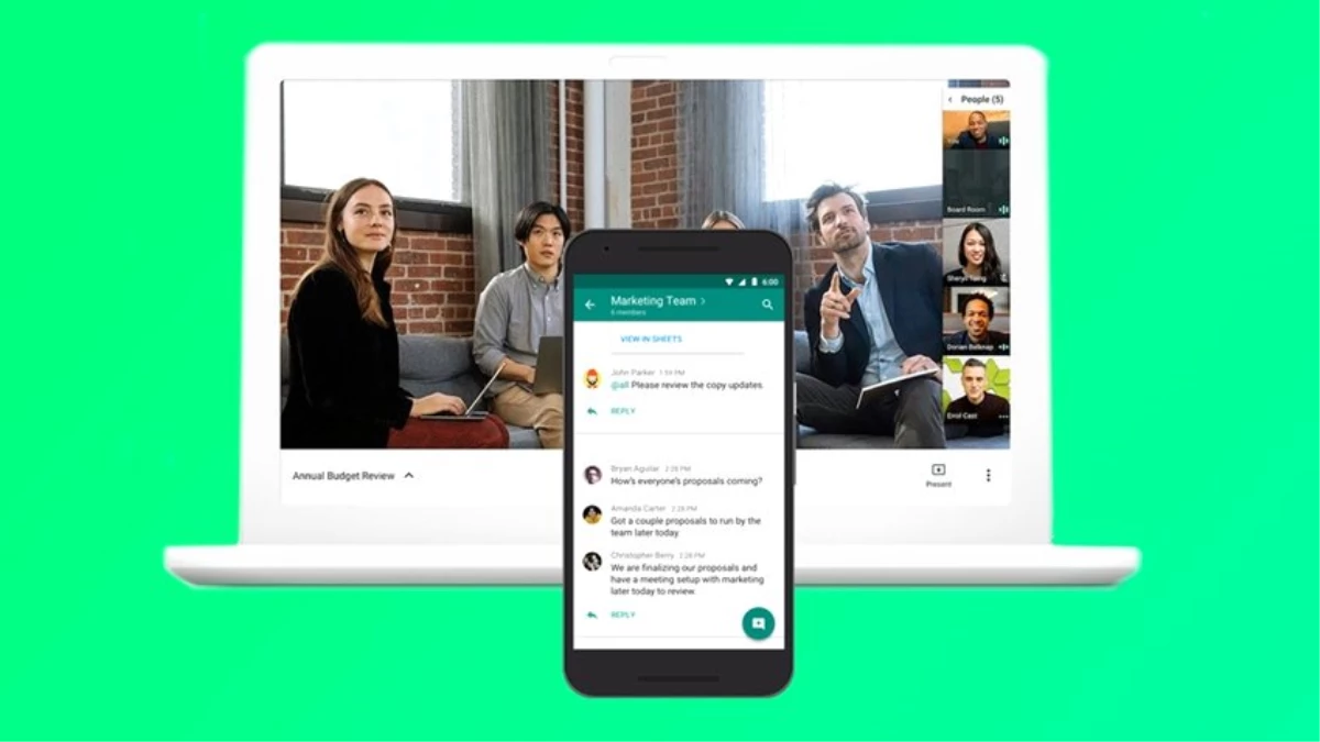 Corona Virüsü, Google Hangouts Meet\'e Olan İlgiyi Artırdı