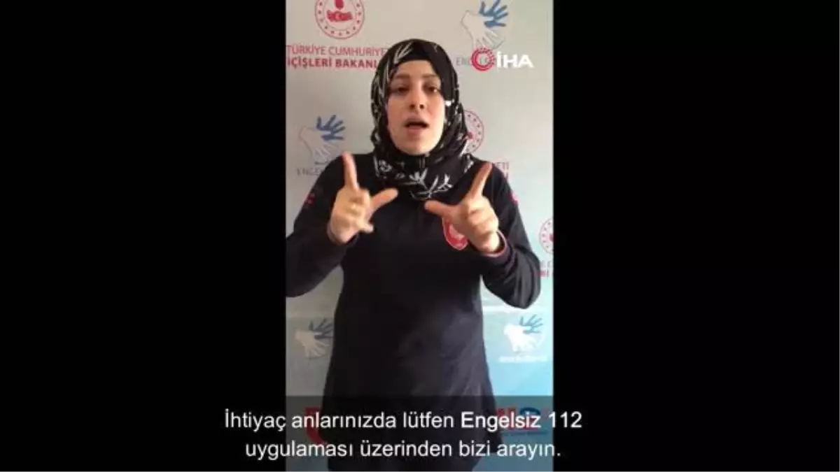 \'Engelsiz 112\' uygulaması başladı