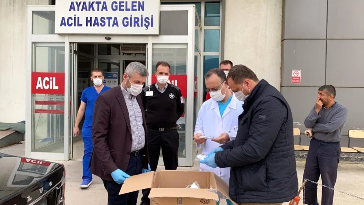 İznik Belediyesinden sağlık çalışanlarına tıbbi malzeme desteği