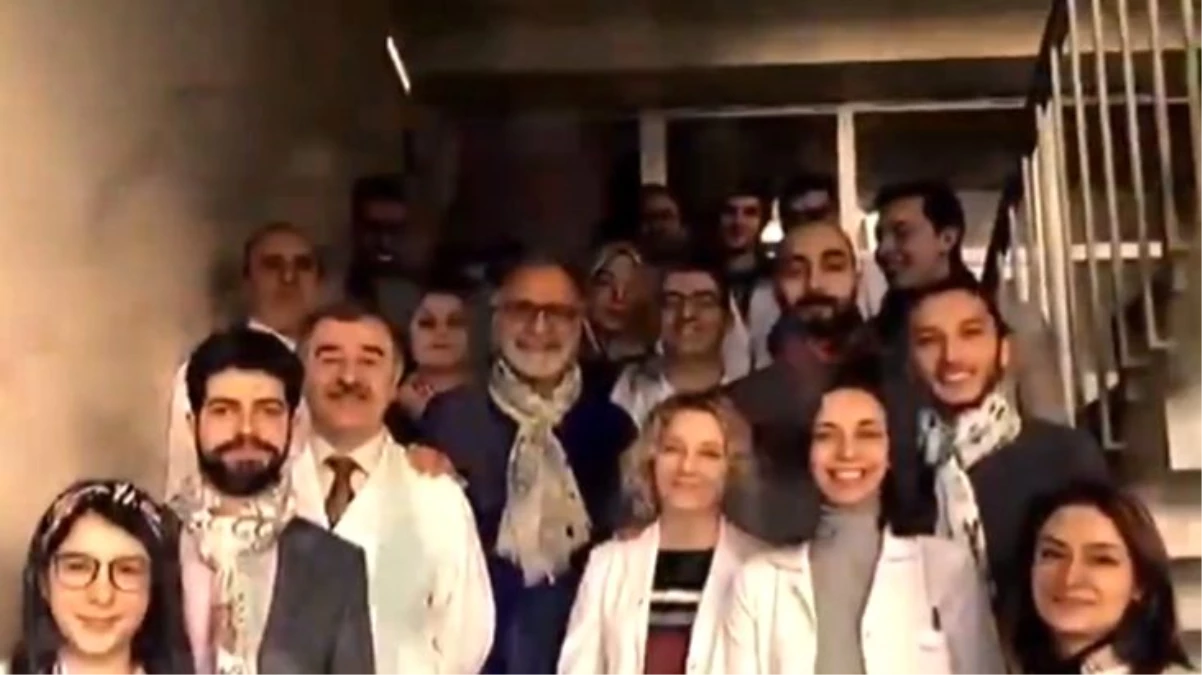Öğrencilerinin Prof. Dr. Cemil Taşçıoğlu hastanede yatarken hazırladıkları klip