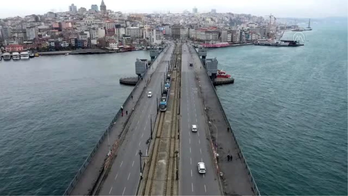"Türkiye\'nin Meydanları"nda koronavirüs sessizliği" havadan görüntülendi