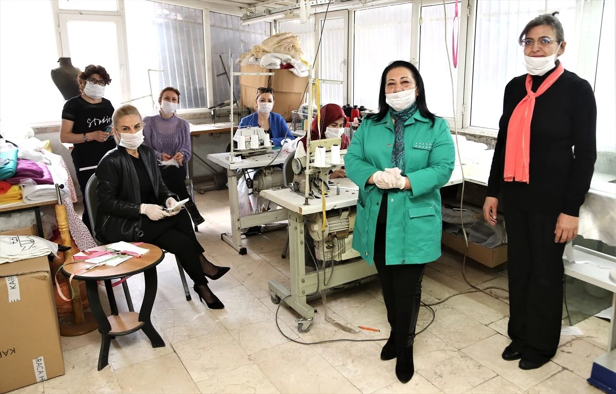 Aksaraylı girişimci iş kadınlarından maske seferberliği