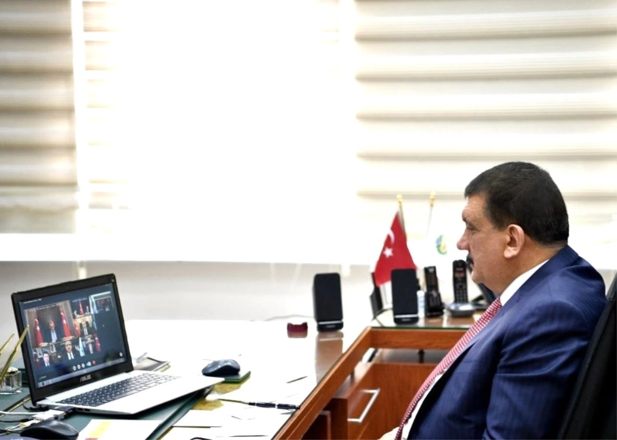 Başkan Gürkan, Malatya\'dan video konferansa katıldı