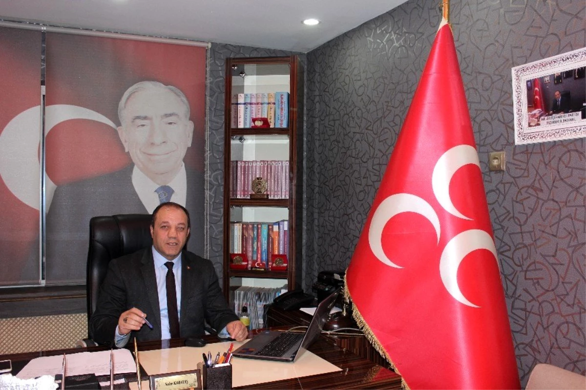 Başkan Karataş, Merhum Başbuğ Türkeş\'in vefat yıl dönümü münasebetiyle mesaj yayınladı