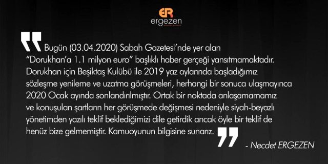 Dorukhan Toköz'ün menajerinden açıklama: Beşiktaş'tan yazılı teklif bekliyoruz ancak henüz gelmedi