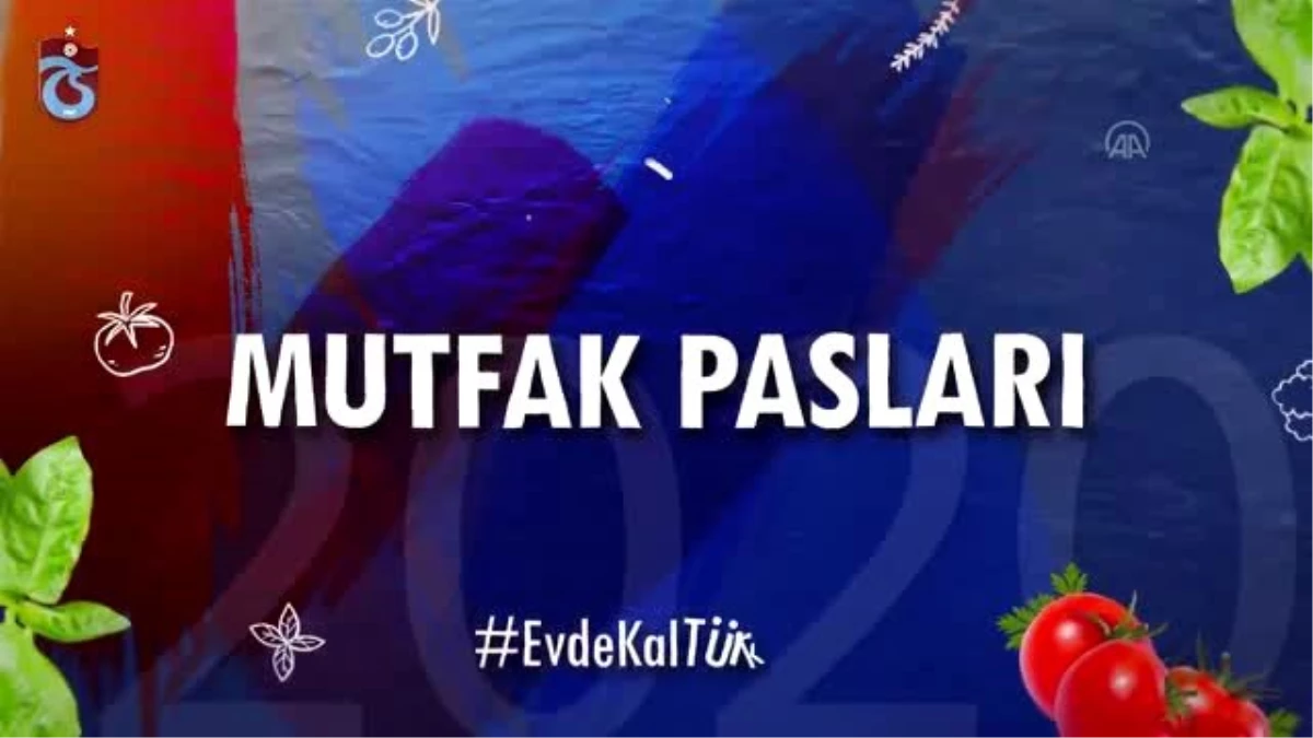 Trabzonsporlu futbolcu Hüseyin Türkmen yemek yaparak \'Evde kal\' çağrısında bulundu