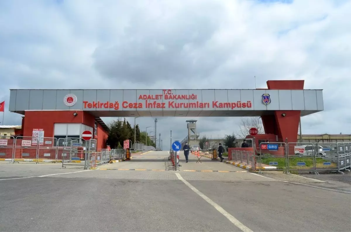 Cezaevi kampüsündeki üst düzey Covid tedbirleri görüntülendi