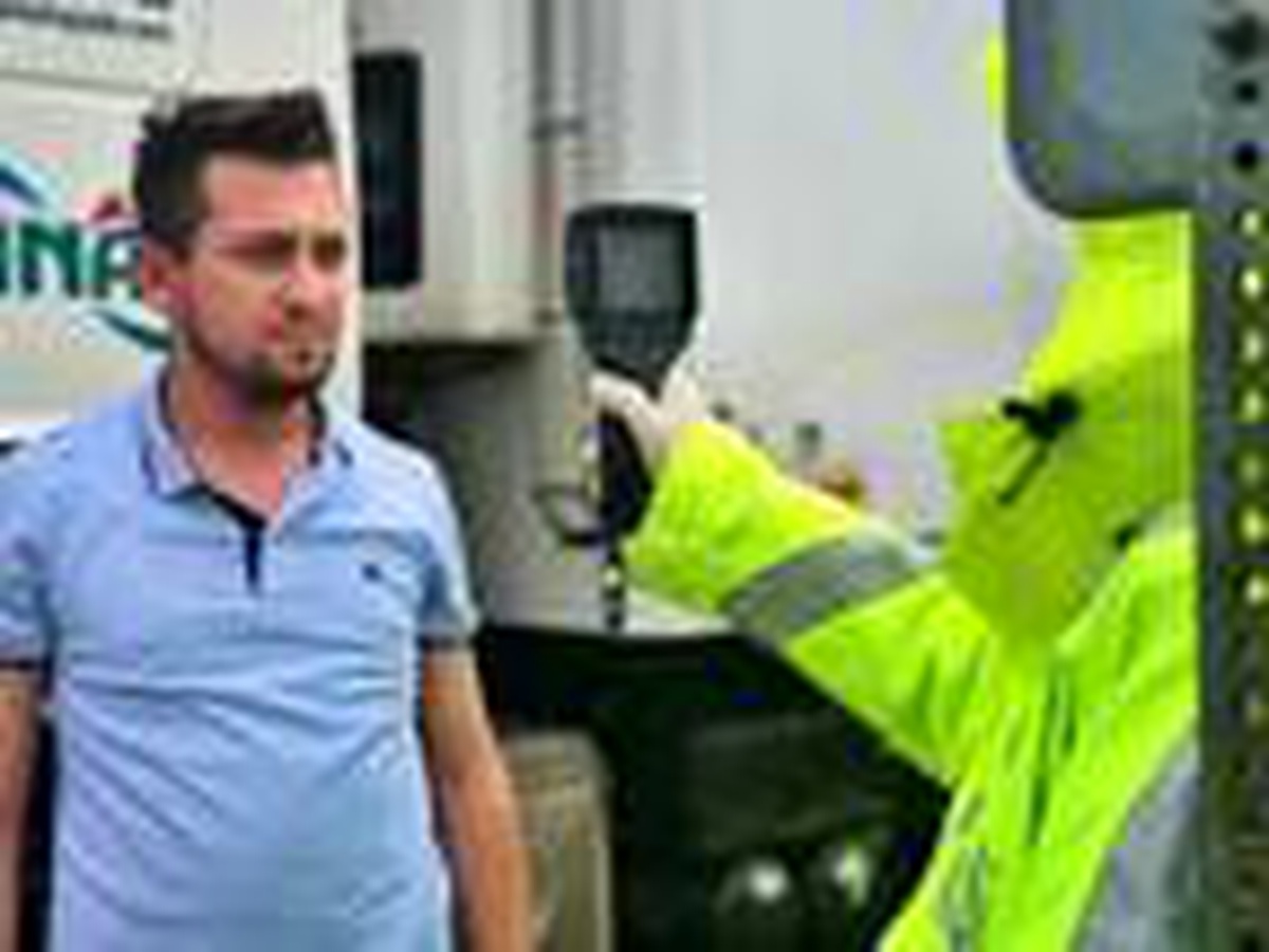 Gelibolu Bölge Trafik\'te termal kamera ile ateş ölçümü başladı