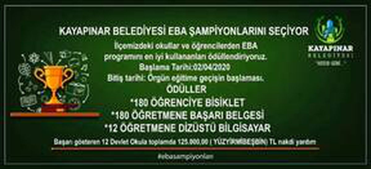 Kayapınar Belediyesinden yarışma