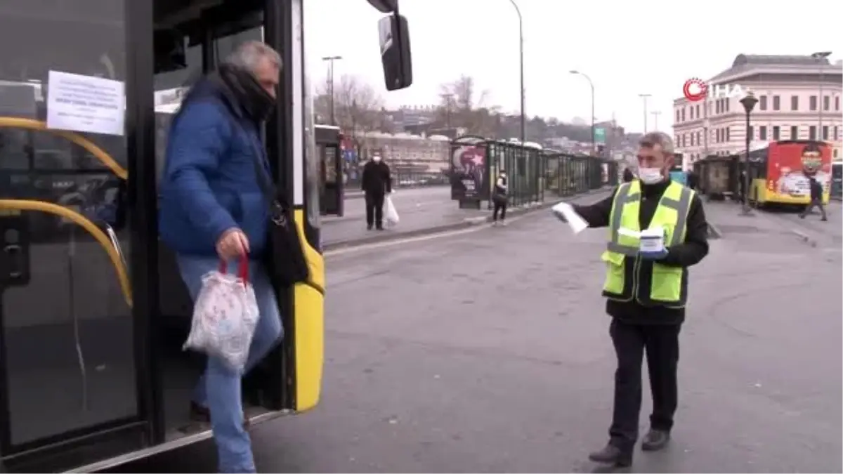 Otobüslerde zorunlu maske uygulaması