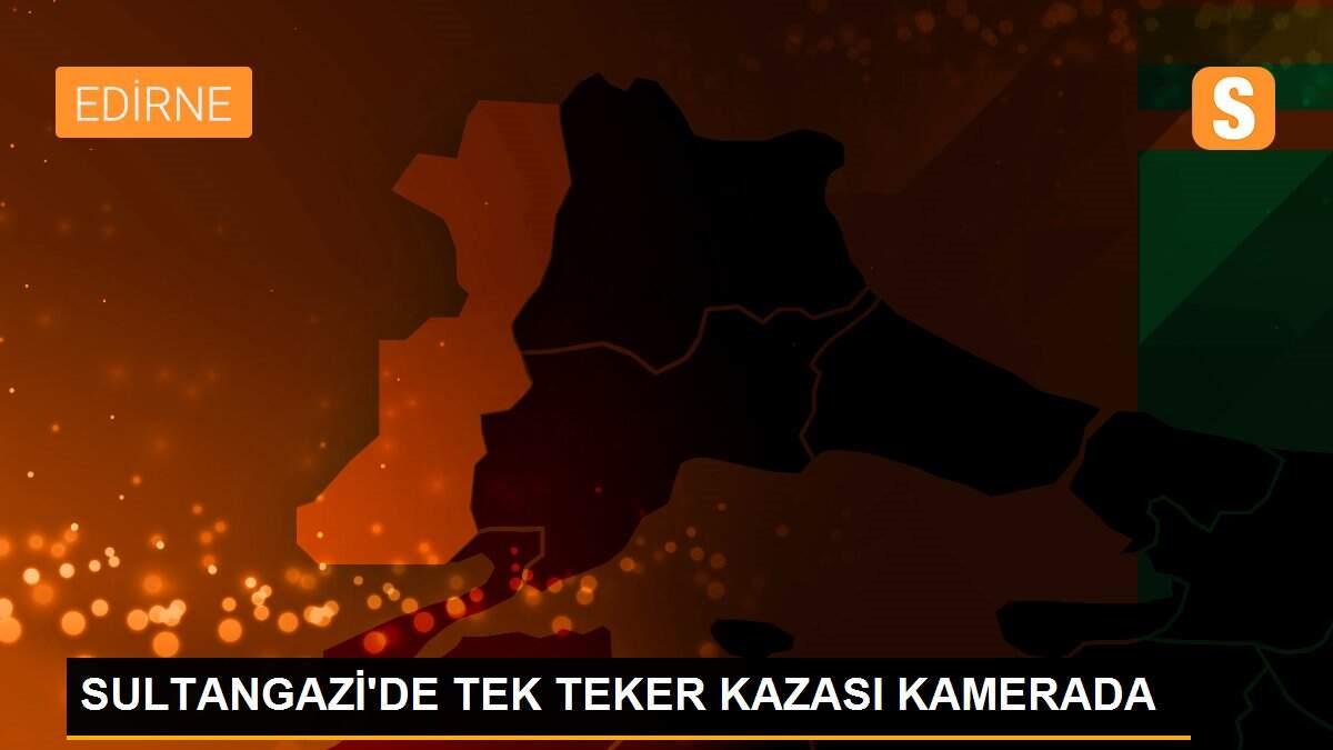 SULTANGAZİ\'DE TEK TEKER KAZASI KAMERADA