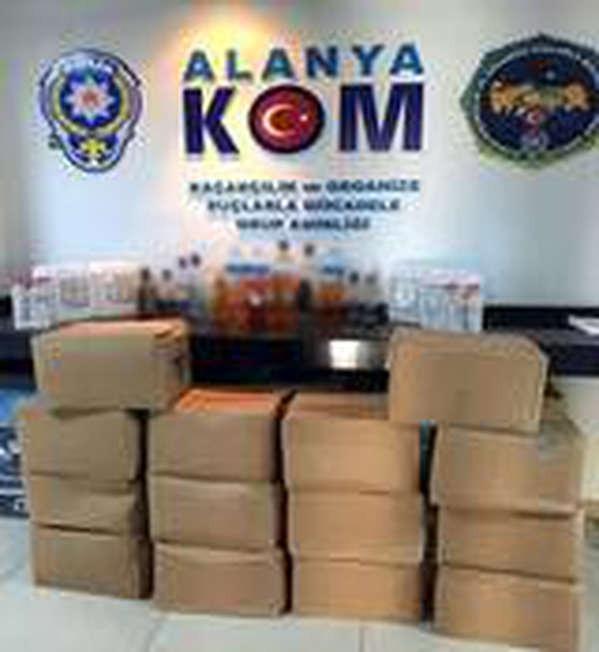 Alanya\'da 25 şişe kaçak içki ve 300 litre etil alkol ele geçirildi