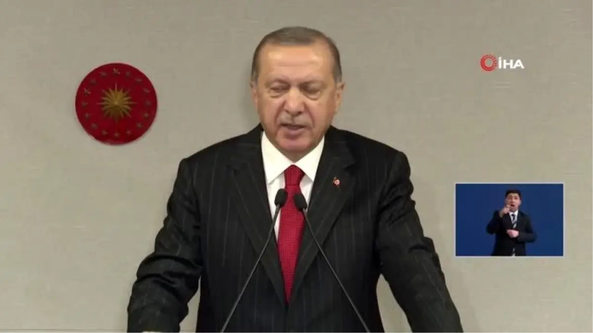 Cumhurbaşkanı Recep Tayyip Erdoğan: "2 milyondan fazla mükellefin muhtasar, kdv ve prim ödemelerini...