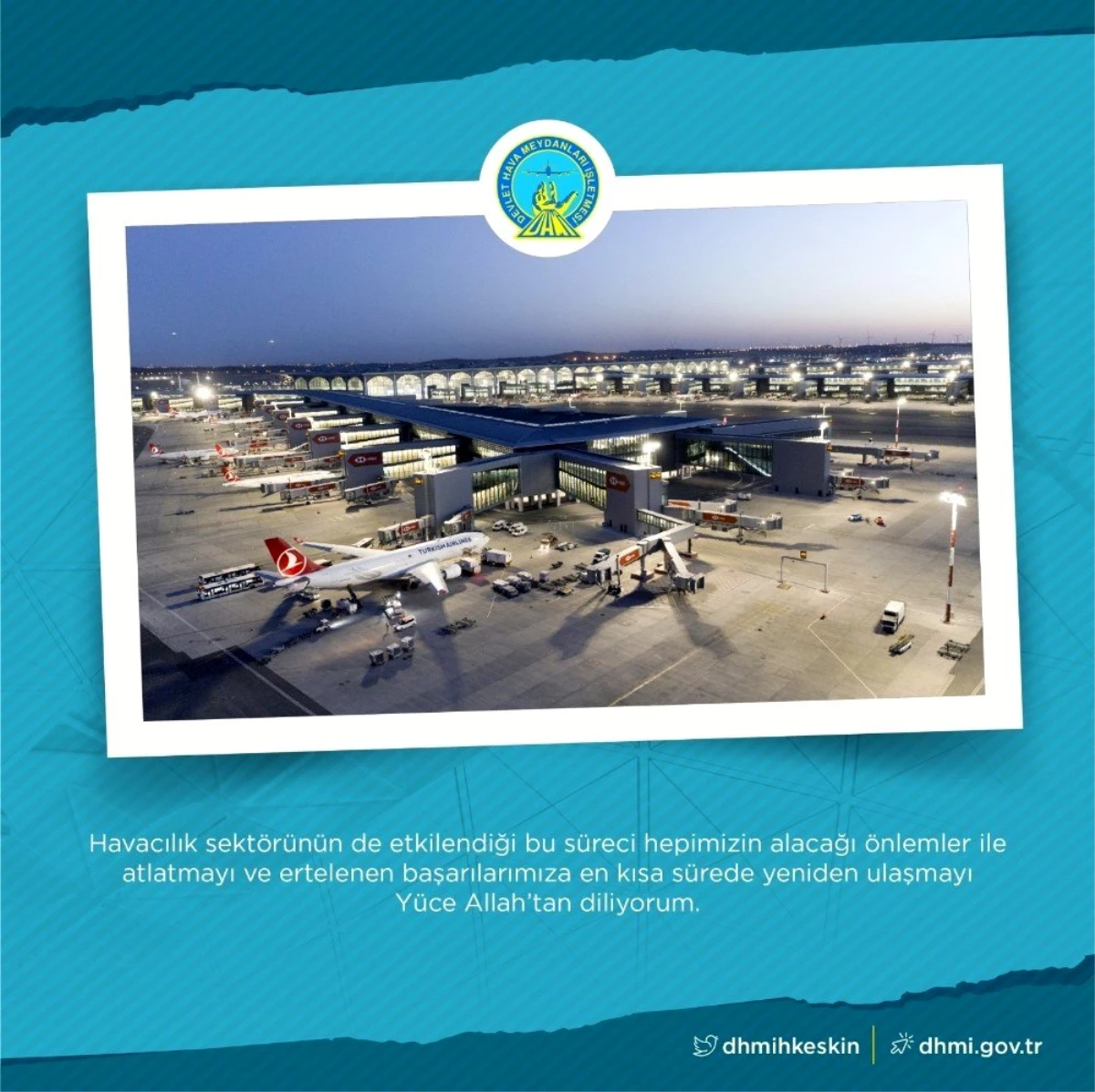 DHMİ Genel Müdürü Keskin\'den İstanbul Havalimanı paylaşımı