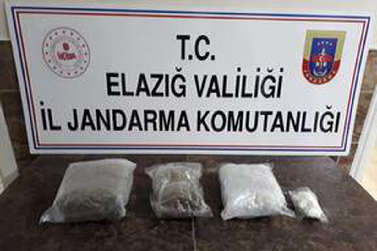 Elazığ\'da uyuşturucu operasyonunda iki kişi gözaltına alındı