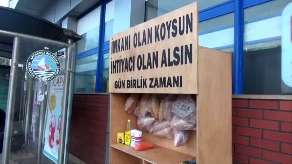 "İmkanı olan koysun ihtiyacı olan alsın" kampanyası - DÜZCE