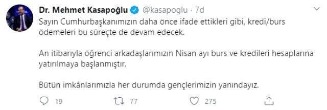 Son Dakika: Üniversite öğrencilerinin Nisan ayı burs ve kredileri hesaplara yatırılmaya başlandı