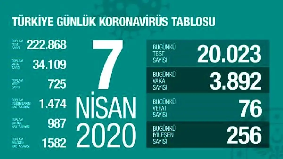 Bakan Koca: Koronavirüsten can kaybı 725 oldu (1)