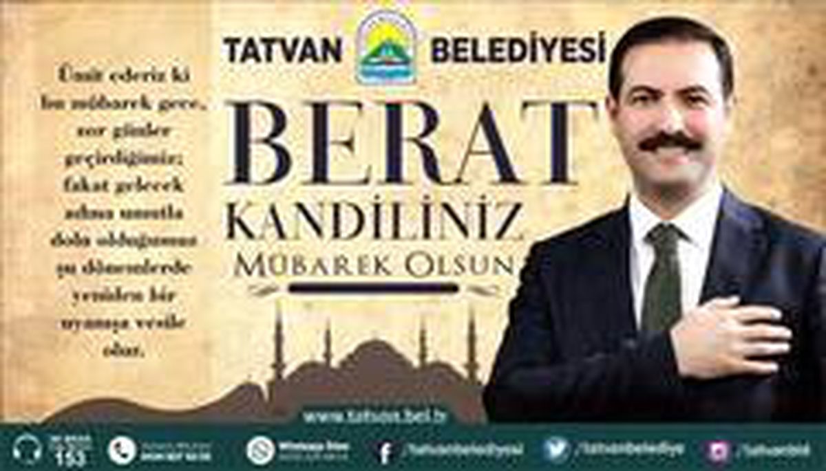 Başkan Geylani\'den Berat Kandili mesajı