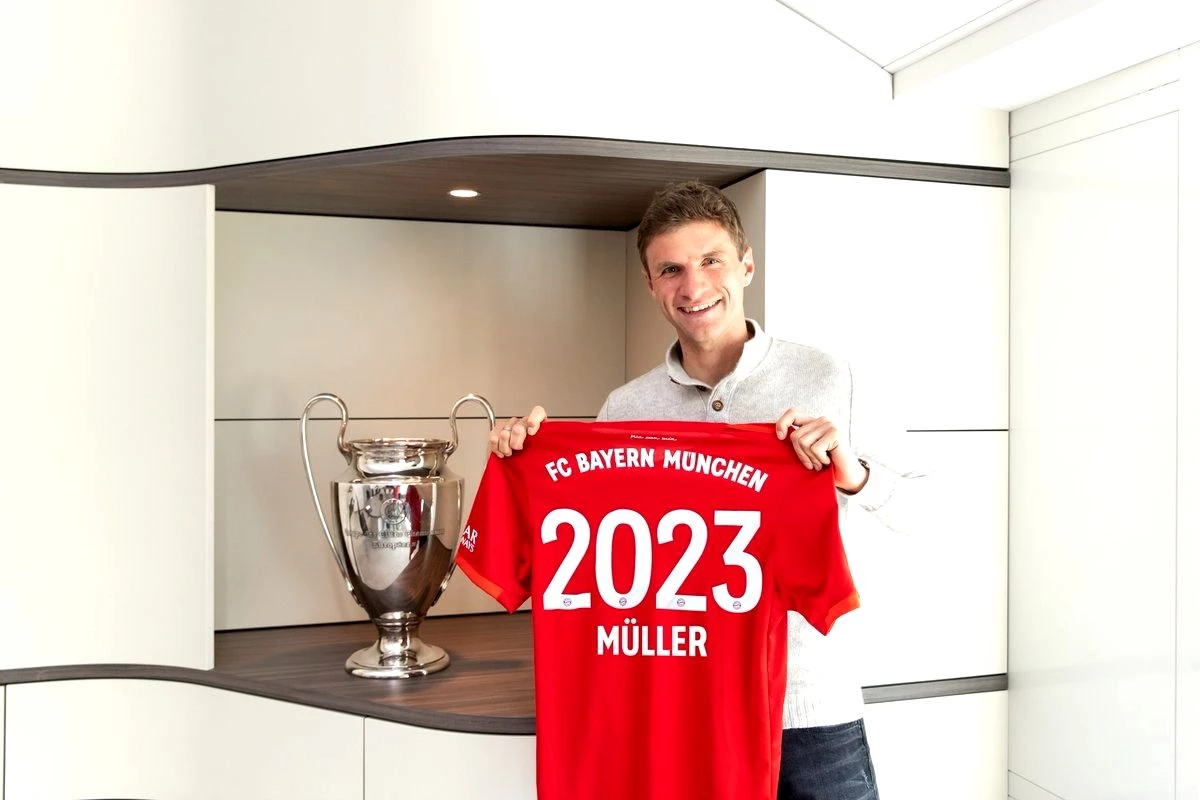 Bayern Münih, Thomas Müller\'in sözleşmesini 2023\'e kadar uzattı
