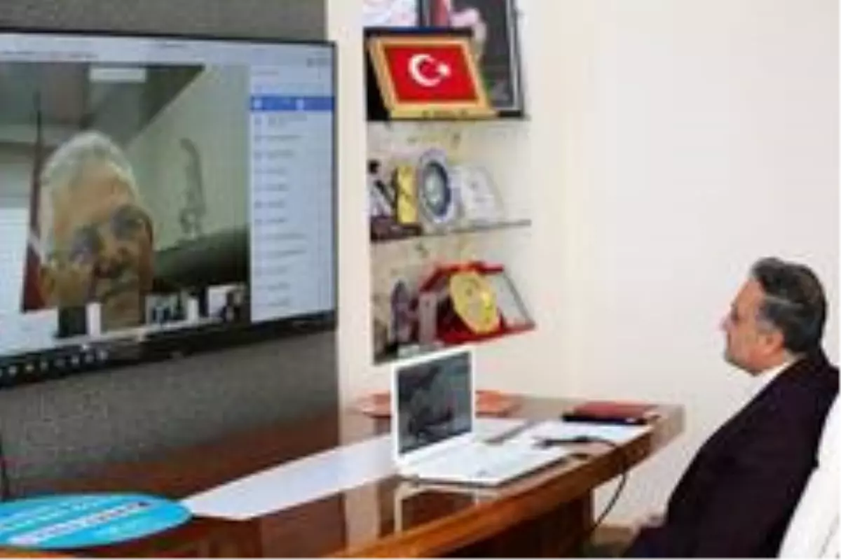 Belediye başkanları telekonferans sistemiyle bir araya geldi