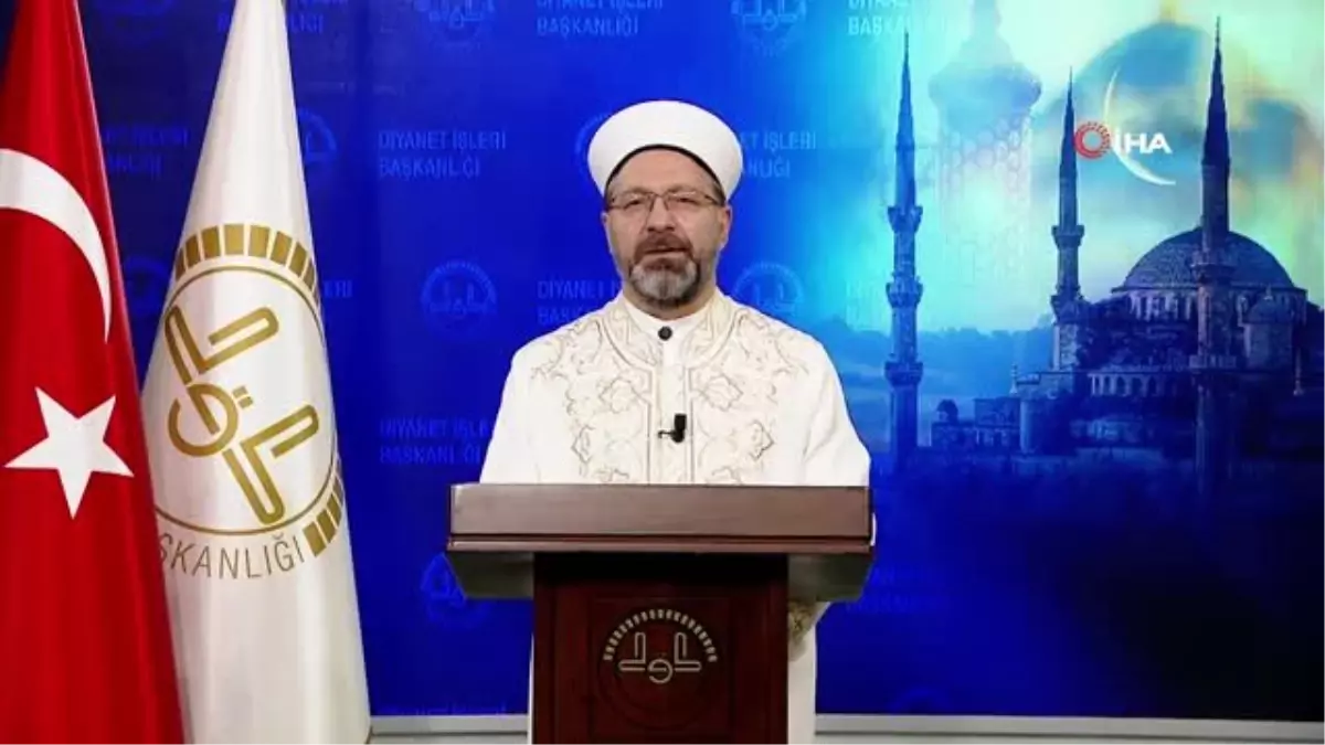 Diyanet İşleri Başkanı Erbaş\'tan \'Berat Gecesi\' mesajı