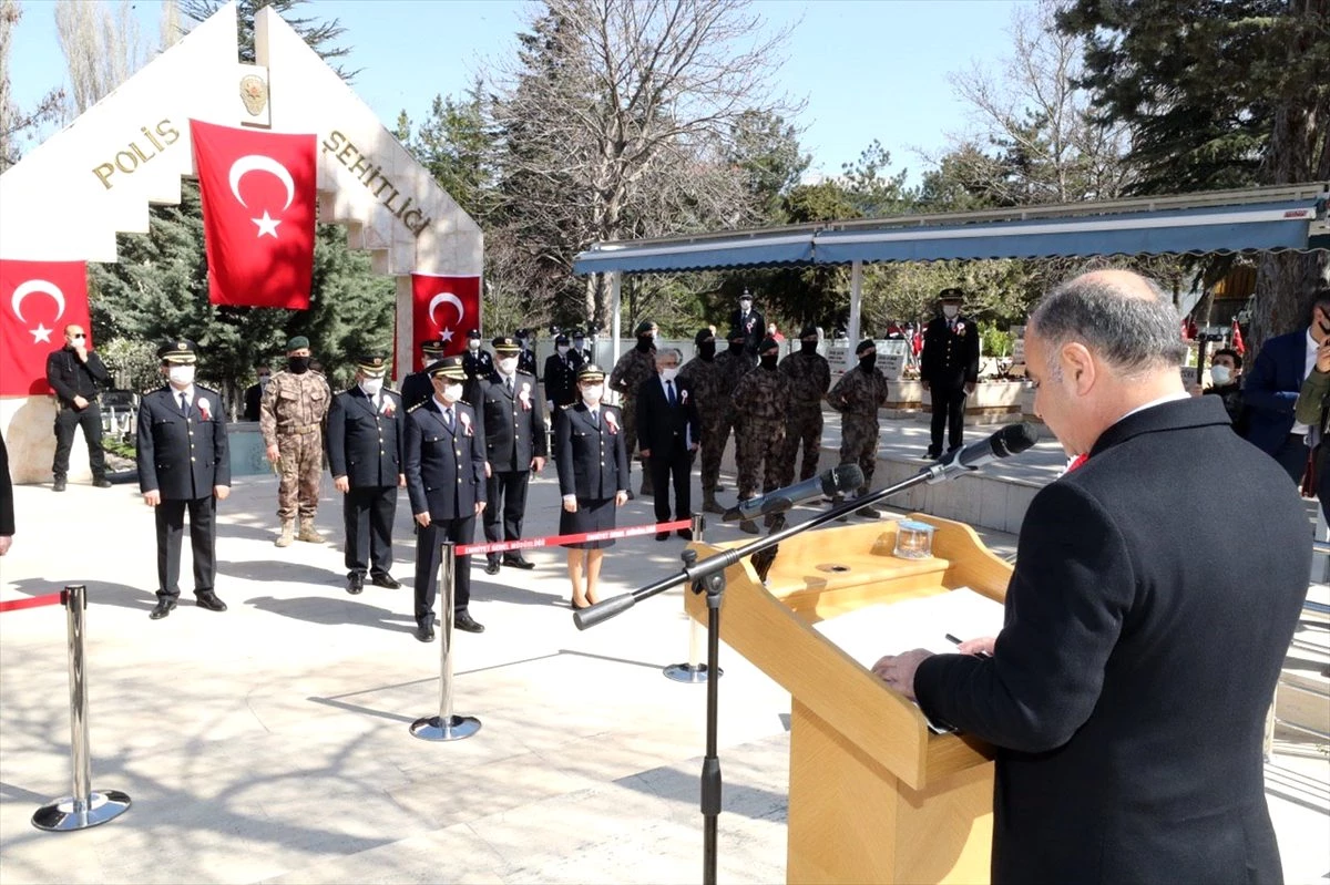 Emniyet Teşkilatının kuruluş yıl dönümünde şehitler unutulmadı