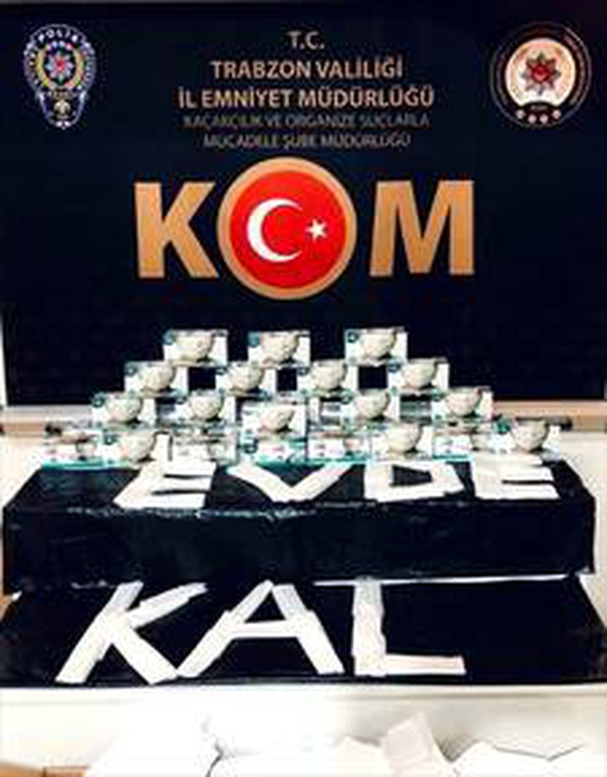Trabzon\'da kaçak üretilen maskelere el konuldu
