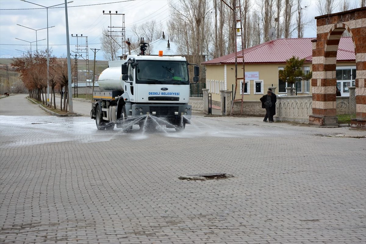 Dedeli Belediyesinin koronavirüsle mücadele çalışmaları