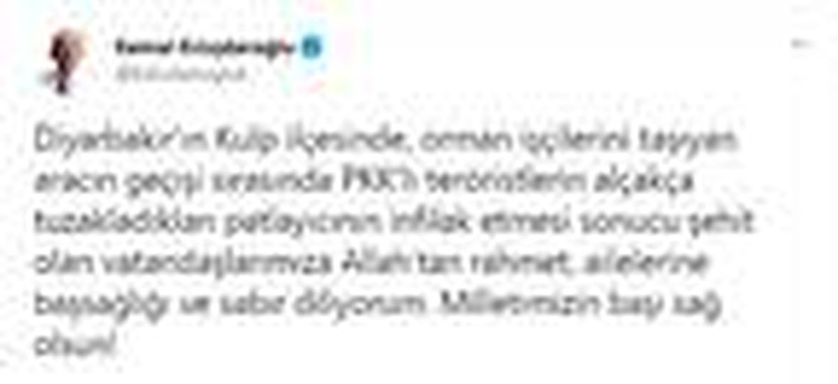 Kılıçdaroğlu\'ndan başsağlığı mesajı