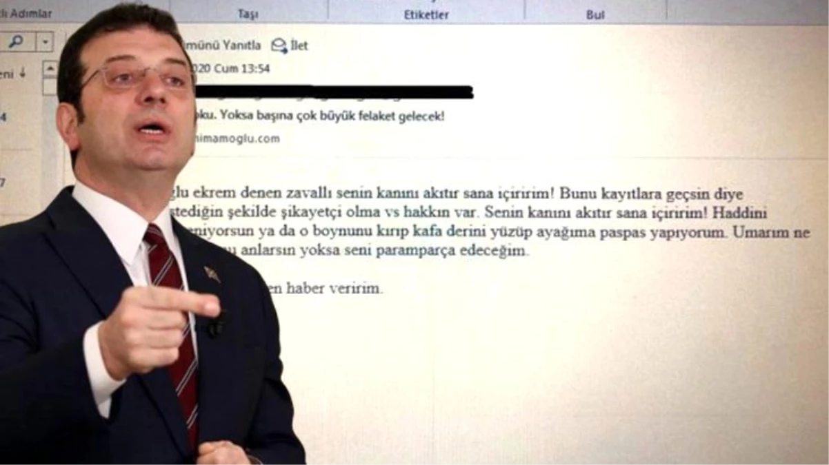 Ekrem İmamoğlu\'nu tehdit eden şahıs CHP Etimesgut İlçe Teşkilatı üyesi çıktı