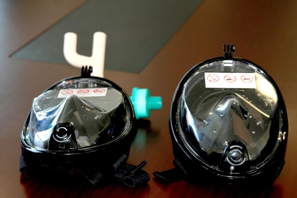 Trakya Üniversitesi\'nde modifiye edilen dalış maskeleri entübe hastalarda kullanılacak